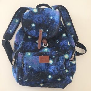 PINK galaxy backpack